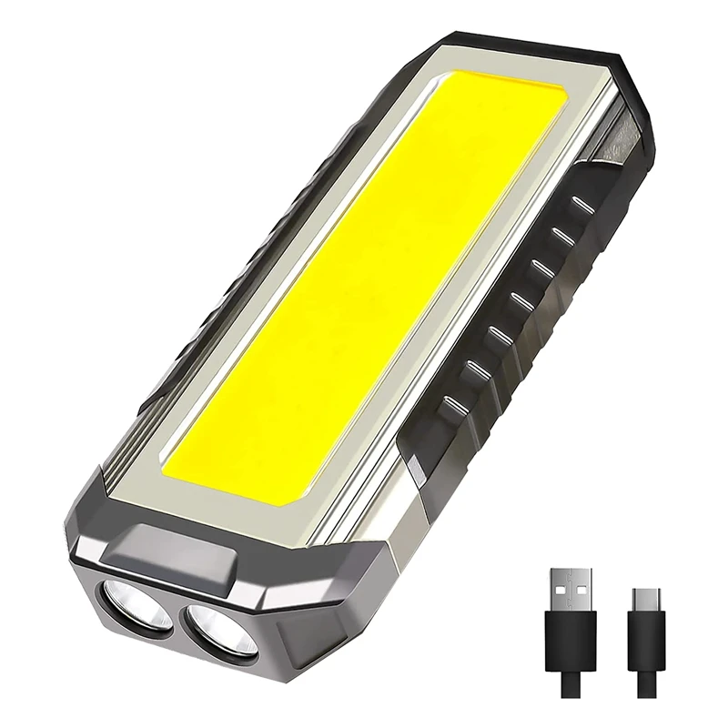 

LED Work Light 1000 Lumen Rechargeable COB Work Light With Magnetic Base And Hanging Hook