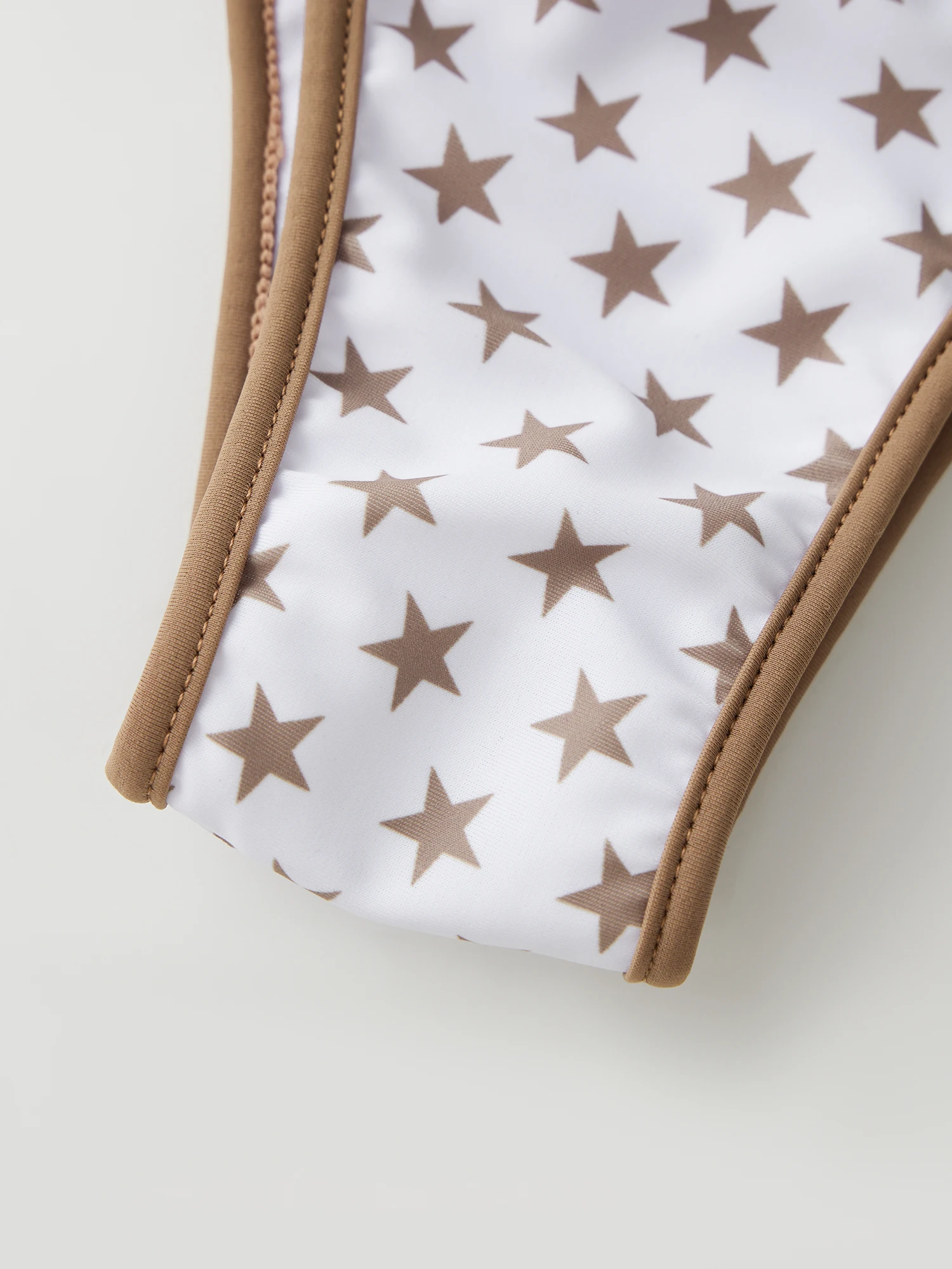 Women s 2 Piece Swimsuit Set with Star Print Halter Neck Top and Low Rise Shorts for Beach Pool Party Vacation Wear