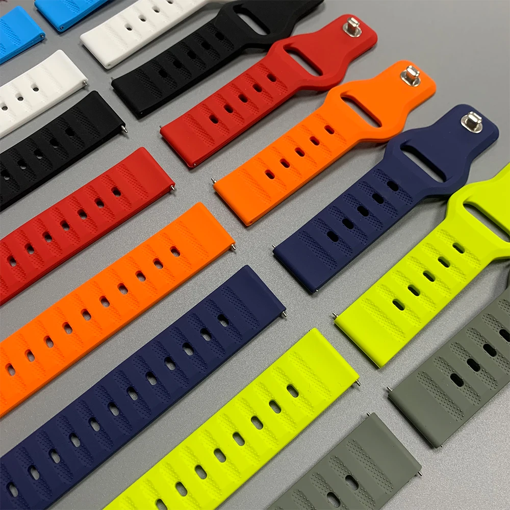 Silicone Sport Watchband - Soft Strap Bracelet Accessory