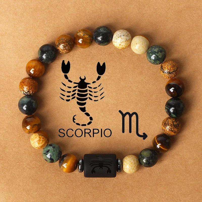 Vintage 12 konstelacji para bransoletka dla mężczyzn kobiet rak Virgo Leo Libra bransoletki przyjaźń prezent urodzinowy biżuteria na rękę 5 Vintage 12 konstelacji para bransoletka dla mężczyzn kobiet rak Virgo Leo Libra bransoletki przyjaźń prezent urodzinowy biżuteria na rękę - Image 5