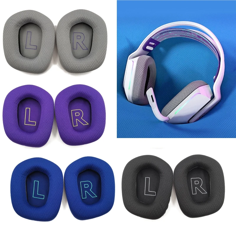 

Soft Memory Foam Earpads Compatible with G733 G335 Headphone Ear Cushion Elastic Headphone Cover Headset Sleeve T21A