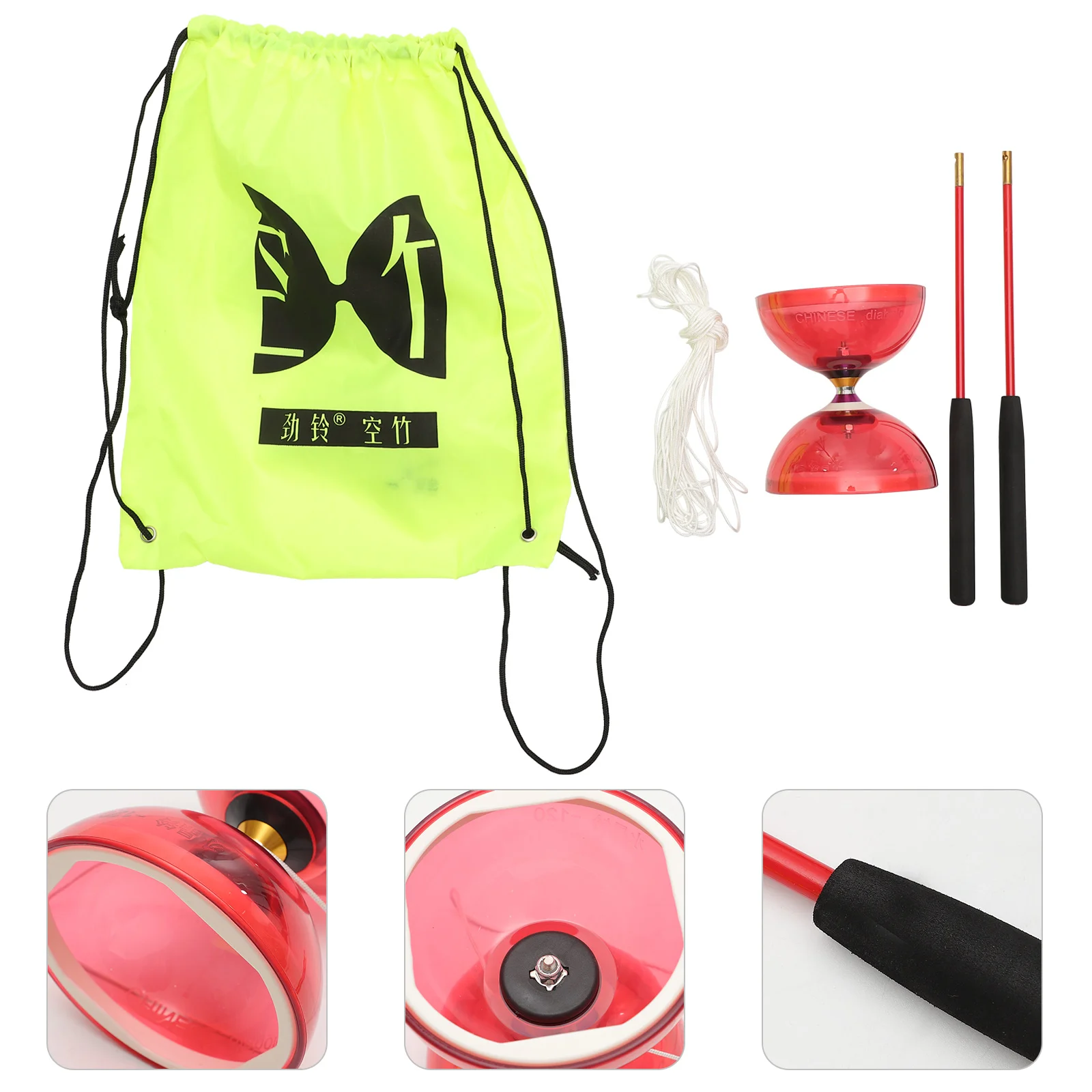 

Crystal Bearing Diabolo Yo-yo Beginner Chinese Kids Juggling Trick Toy Yoyo Toys