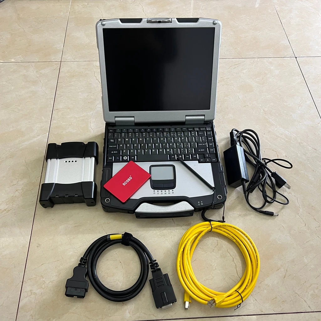 For bmw icom next interface obd2 scanner software v2024 01 ssd hdd in