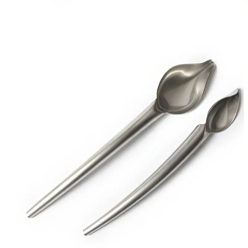1pc Chocolate Cream Spoon Stainless Steel For Coffee Baking Cake Decoration Sauce Embellishment Confectionery Bakery Tools cake decorating tip set cake icing nozzles baking nozzle set cake decorating nozzle set baking supplies