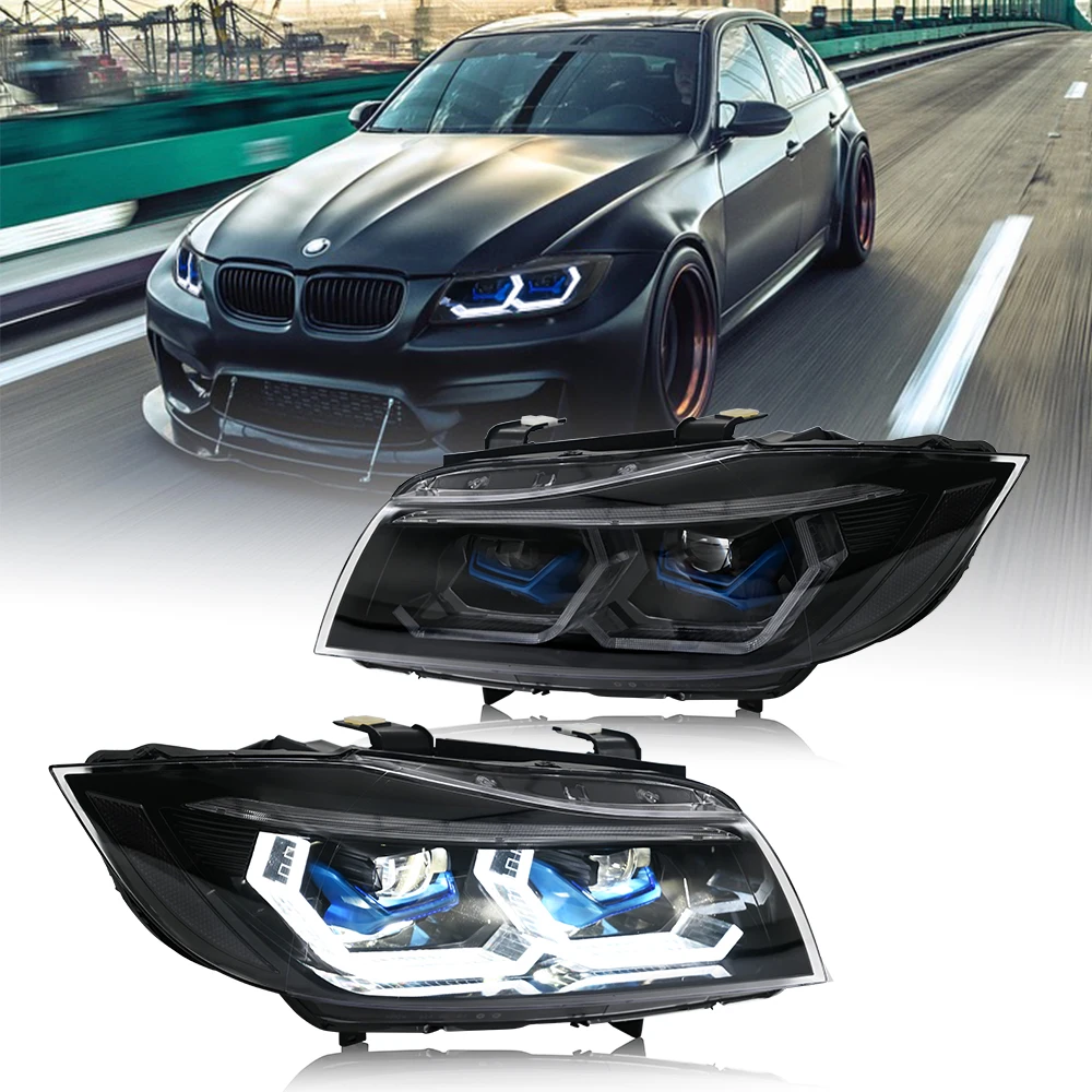 HeadlightsForBMWE90200520123SeriesLEDAPairofHeadLampsAuto