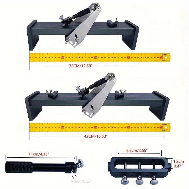 1Set Knife Sharpening Frame For Scissors Planer Chisel Professional Fixed Angle Sharpener Whetstone Grinder Sharpening Tools