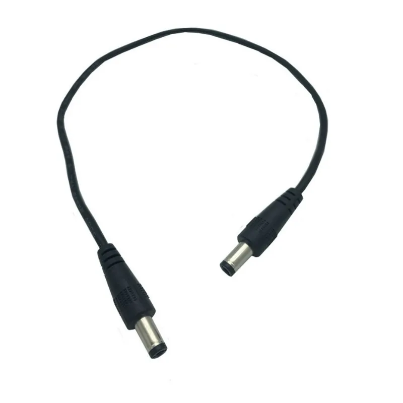 DC 5.5mm x2.1mm Extension Cable wire 0.35M Male to Male Connector 5.5*2.1 Cable to Wire 35cm charging cable usb charging cable
