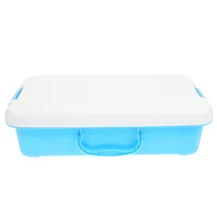 Sand Water Tray Sensory Bin with Lid Table Storage Box Beach Toys for Kids Abs Indoor Sandbox 1