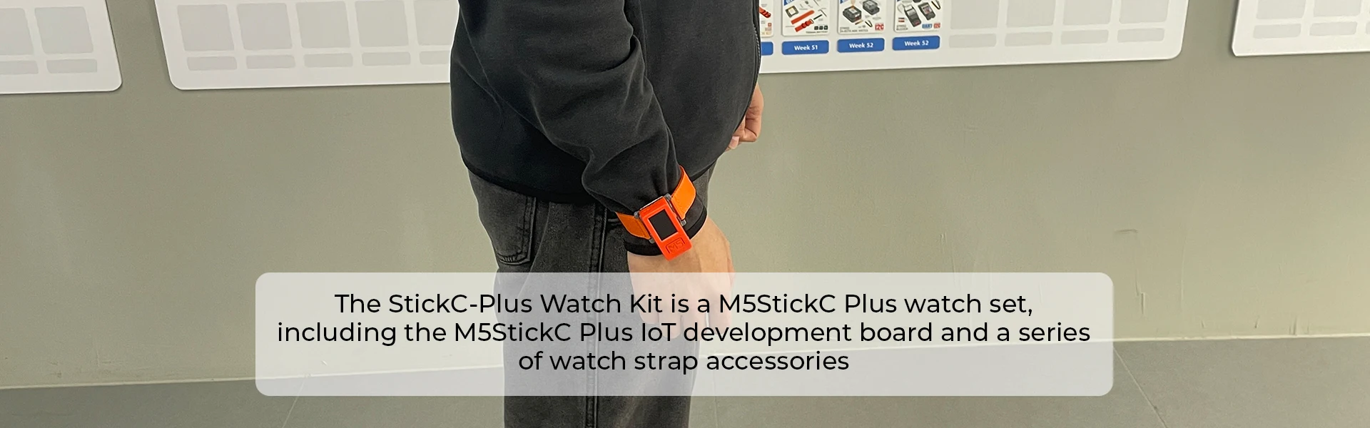 Official M5StickC PLUS with Watch Accessories