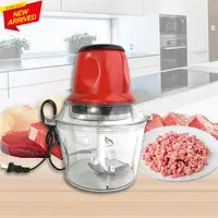 Food Mixing Shredder Food Grade Pc Garlic Vegetable Electric Minced Meat Minced Household Food Processor Meat Slicer Machine 2l 1