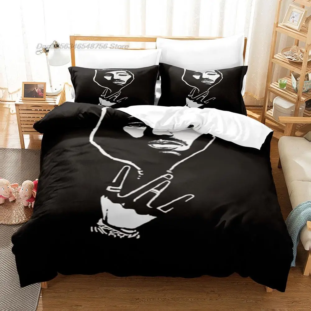 2 PAC Bedding Set Single Twin Full Queen King Size Bed Set Aldult Kid Bedroom Duvetcover Sets 3D Print Tupac Amaru Shakur 2022 5