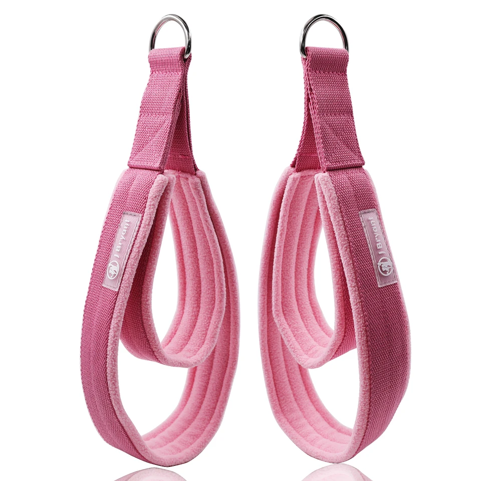 Correas Dobles Para Pilates Y Yoga - Anillas En D Acolchadas, 2 Longitudes - Ideales Para Reformer, Gimnasio O Casa - Material De Algodón Resistente