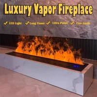 3D распыленный камин с красочным паровым пламенем ECO Умный дом Крытый декоративный водяной парный туман Интеллектуальный электрический камин