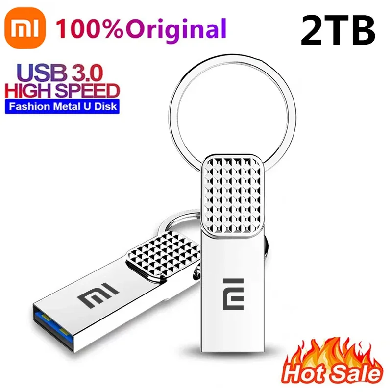 

Портативный USB флеш-накопитель Xiaomi, USB 3,0, высокая скорость передачи файлов, металлический U-диск, 1 ТБ, 512 ГБ, портативная водонепроницаемая карта памяти, USB флеш-накопитель