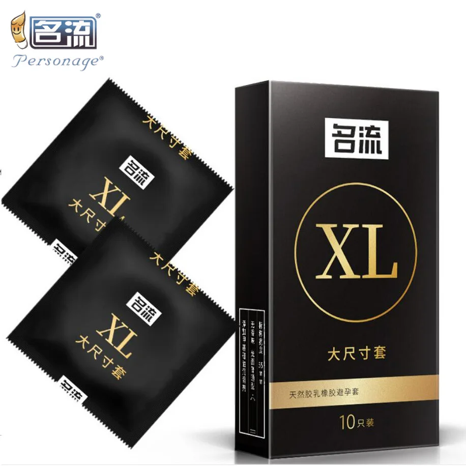 55mm10 Pcs Extra Big Large Size Condoms for Male Plus Big Ultra Safe Penis Sleeve Contraception Tool Big Penis Sex Toys