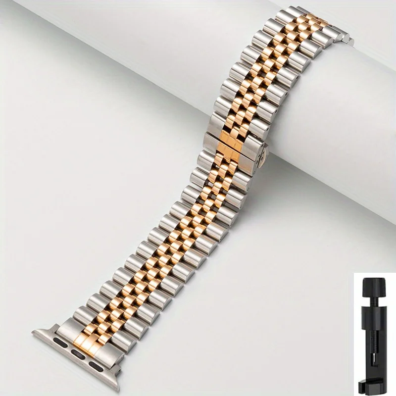 Stainless Steel Strap For Apple Watch Band Series 11/10/9/8/7/6/5/4/3/SE 3 thumbnail 8