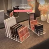 7-Compartment Transparent Makeup Organizer for Eyeshadow Palette and Cosmetics, Vanity Table and Bathroom Countertop Storage Box 4