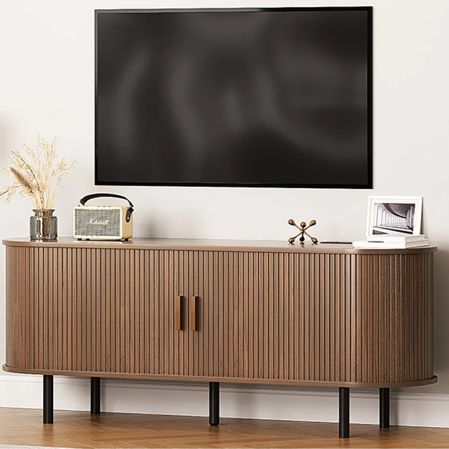 Modern TV Stand with Power Outlet 1