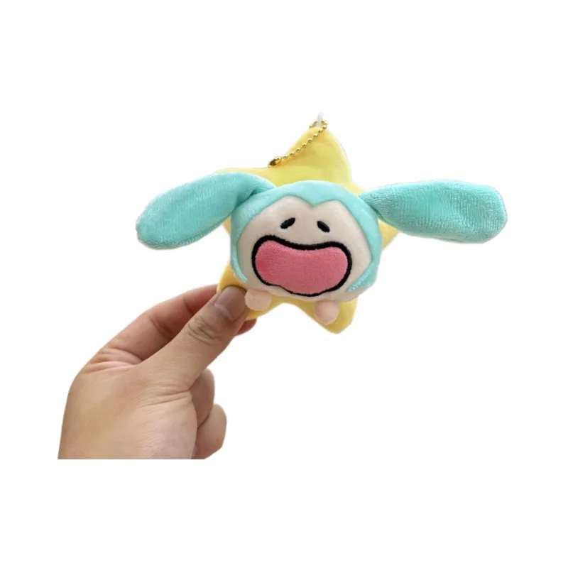 Kawaii Miku Hatsune Plush Keychain - Cute Star Bag Charm & Anime Vocaloid Ornament