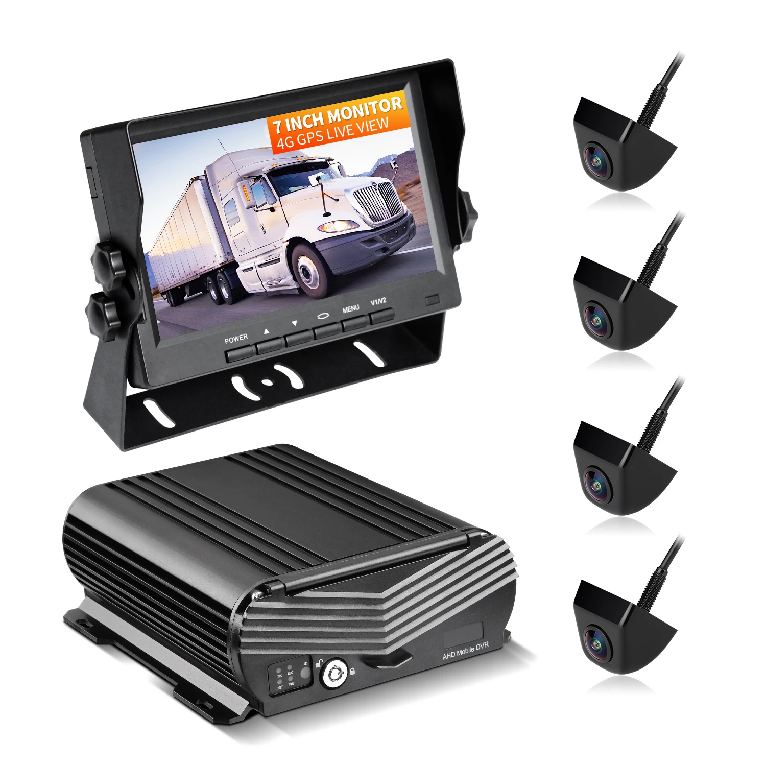 

Система видеокамер GISION ODM/OEM, 4 канала, 1080P, GPS, WIFI, MDVR, 4G