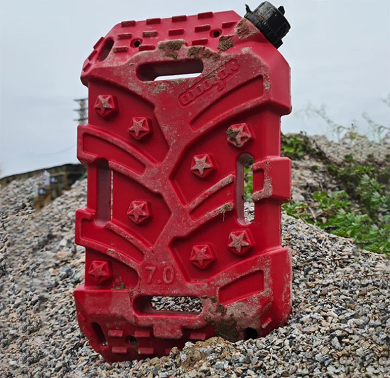 7L JerryCan Fuel Tank Pack Car Jerrycan Fuel Tank Petrol Cans Escape Plate Barrels Can Water Container Anti-static