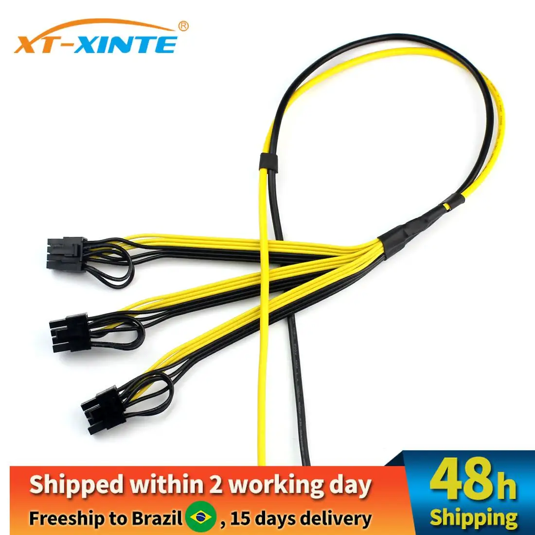 5pcs Power Video Card Cable Adapter Cable 3x 6 2 Pin Line The Main 5pcs-power-video-card-cable-adapter-cable-3x-6-2-pin-line-the-main