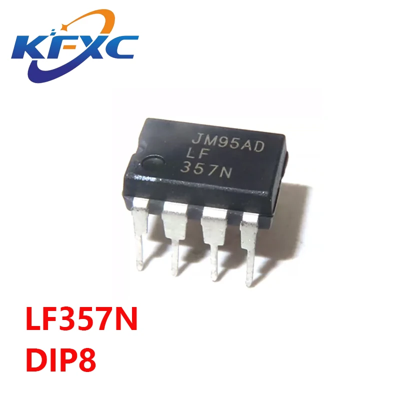 New LF357N in-line DIP8 package single chip JFET input operational amplifier imported