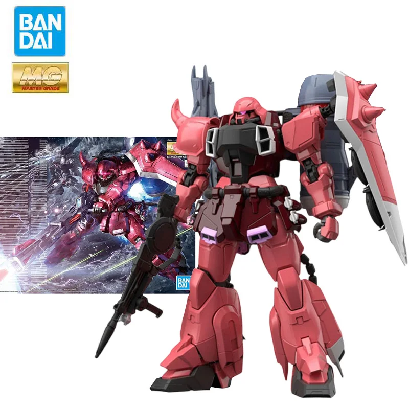 

Bandai Genuine Gundam MG Series Model Garage Kit 1/100 Anime Figure Gunner Zaku Warrior Lunamaria Hawke Custom Gundam Action Toy