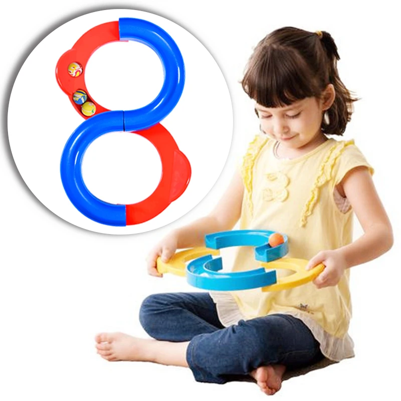 Fun Montessori kid toy Track motion Ball Sense Training Equipment