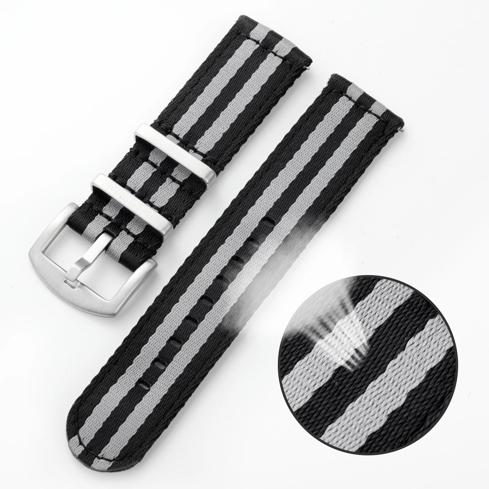 عالية الجودة حزام ساعة نيلون 20/22 مللي متر الإفرا...