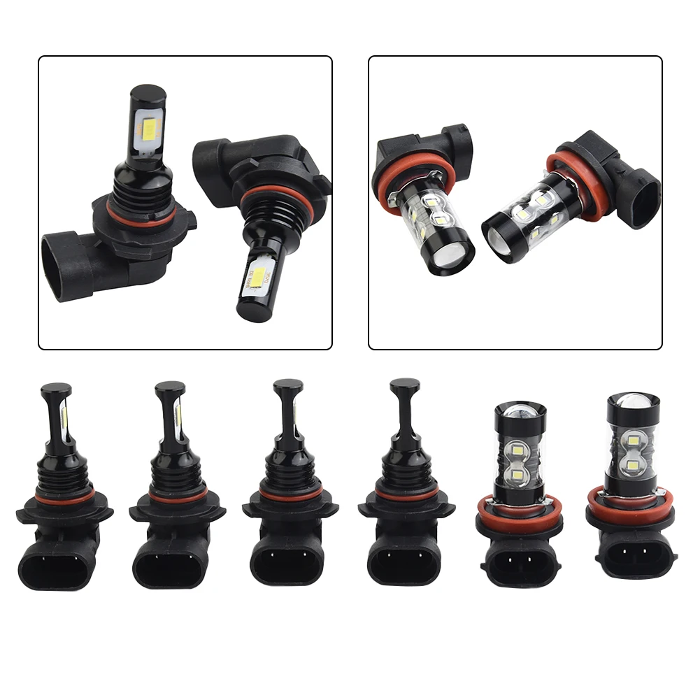 Toyota RAV4 2013 2014 2015 LED 헤드라이트 안개등 전구 헤드램프 COB 칩 DC 9-32V 투광 조명 360도
