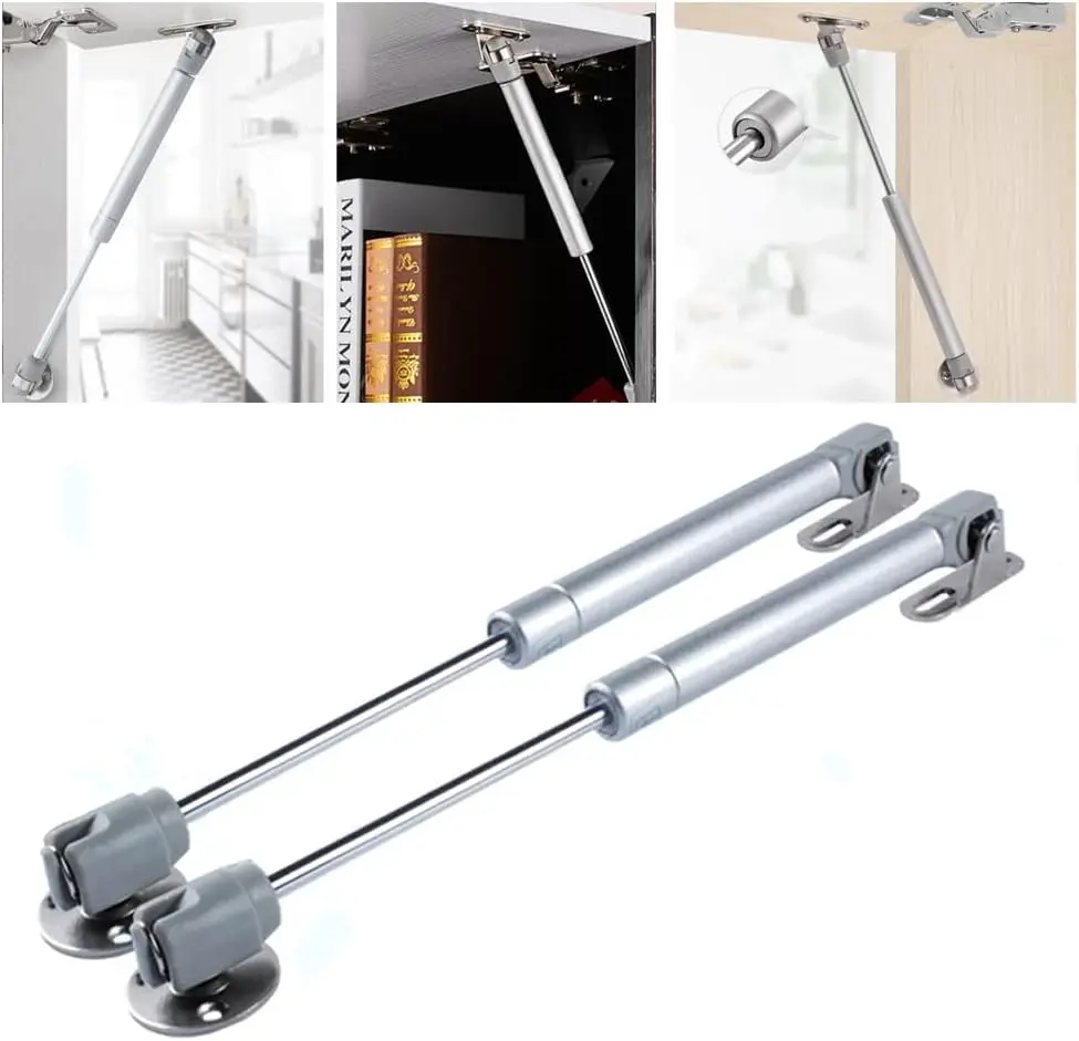 Gas Spring Hinges Gas Strut Hinges 4PCS Cabinet Door Gas Struts 6-20KG Lift Supports Gas Spring Lid Support Props/Shocks Kitchen Cupboard Hydraulic Hinge