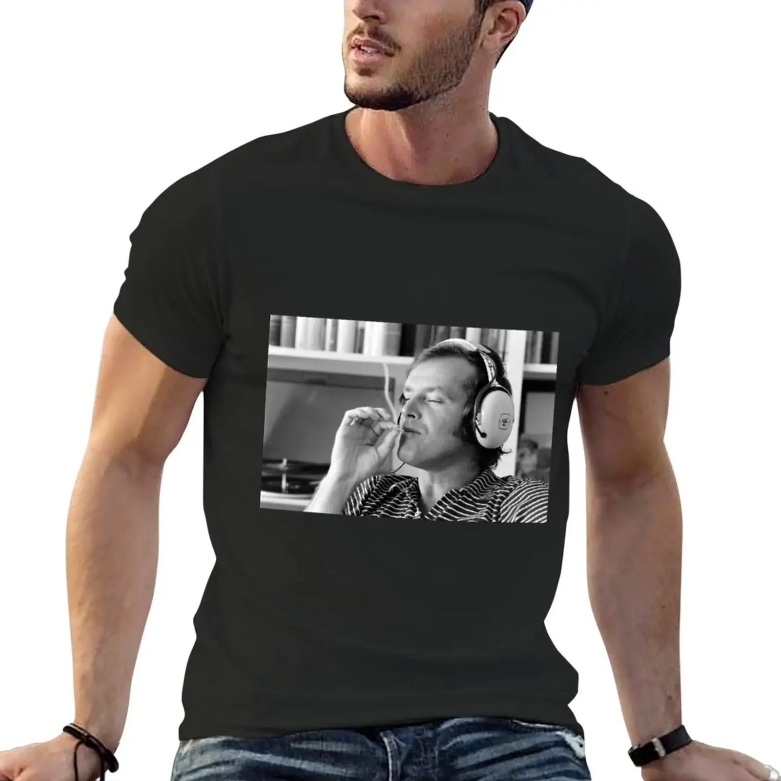 

Jack Nicholson Smoking T-Shirt vintage clothes boys animal print t shirt for men