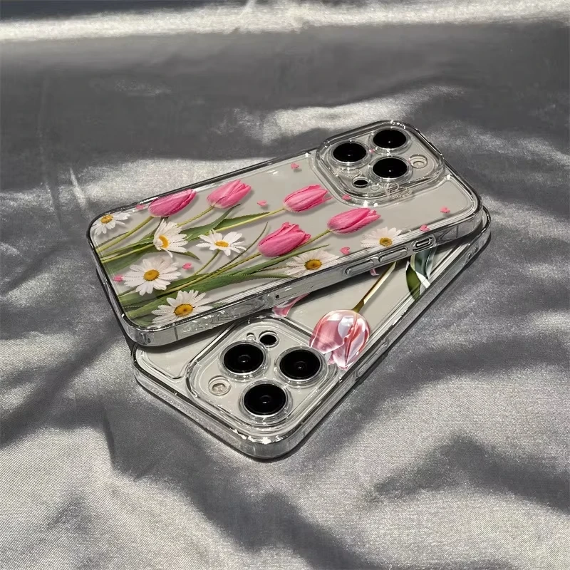Tulip Pattern Summer Phone Case