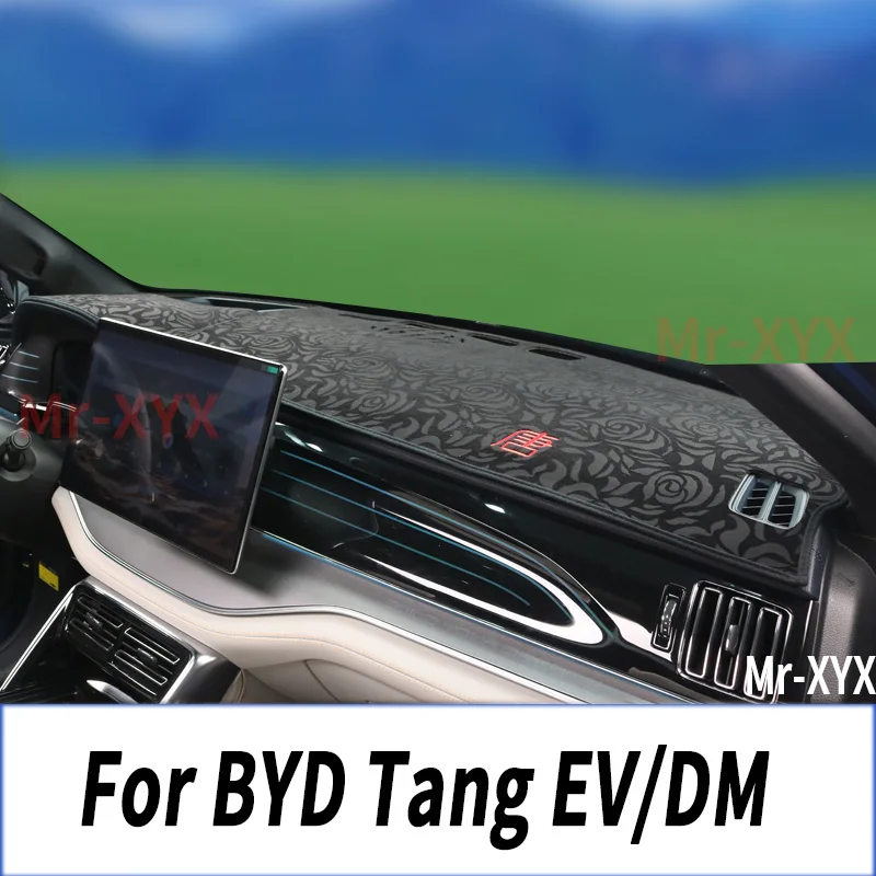 

For BYD Tang DM/EV Car Dashboard Cover Mat Dash Board Avoid Light Sun Shade Mat Carpets Anti-UV Protector Accessories Decoration