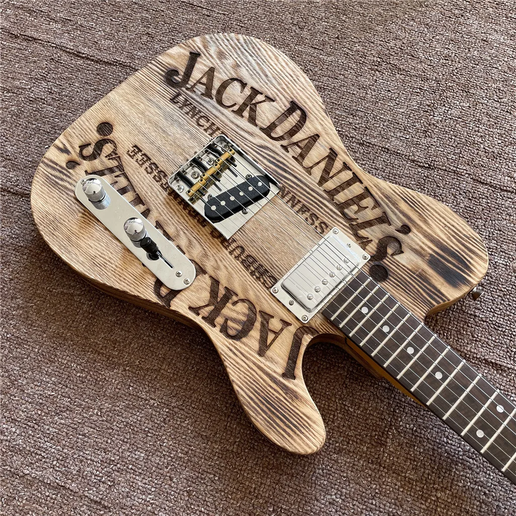 Новое поступление индивидуальная ЭЛЕКТРИЧЕСКАЯ ГИТАРА TL в натуральном цвете