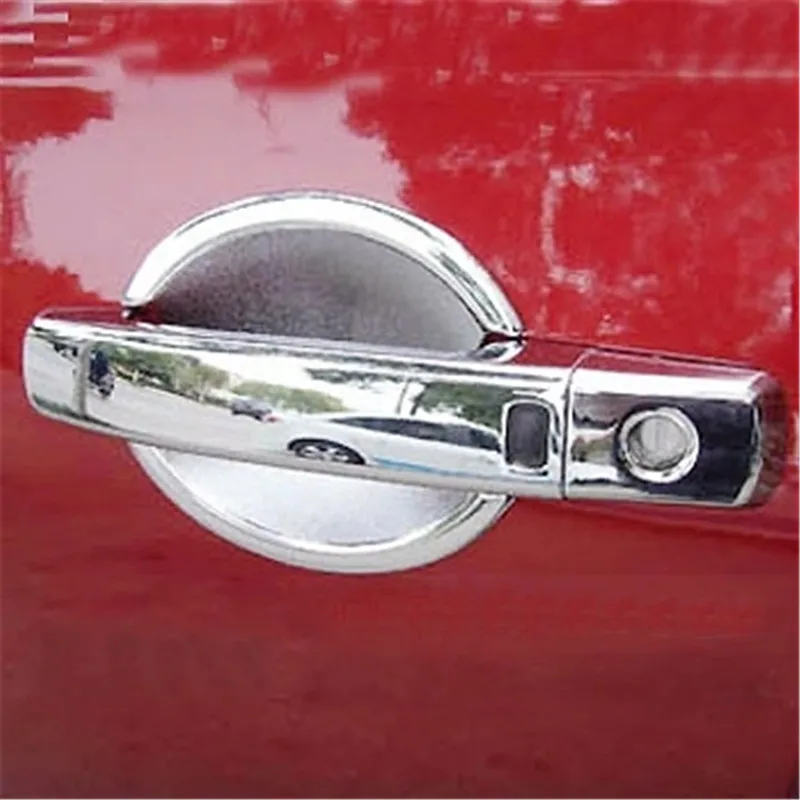 

for Nissan Qashqai J10 Sentra Altima Quest Maxima Frontier 2005-2008 Chrome decoration Door handle cover trim sh1
