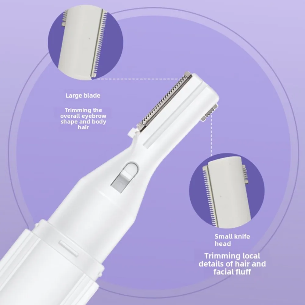 Electric eyebrow trimmer for women rechargeable mini private eyebrow trimmer shaving tool for beginners 3