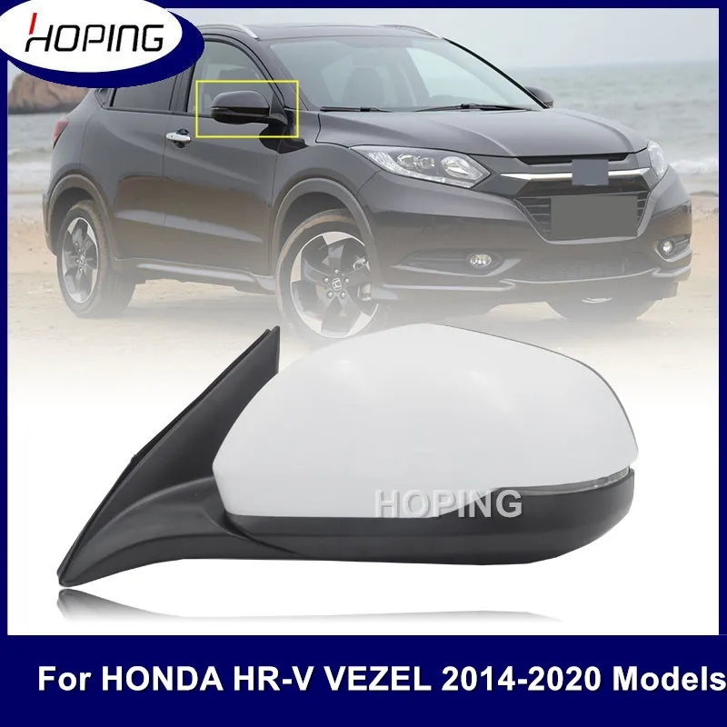 

Hoping Exteriror Rearview Side Mirror For HONDA HRV 2014 2015 2016 2017 2018 VEZEL RU1 RU5 Rear View Wing Door Mirror Assy