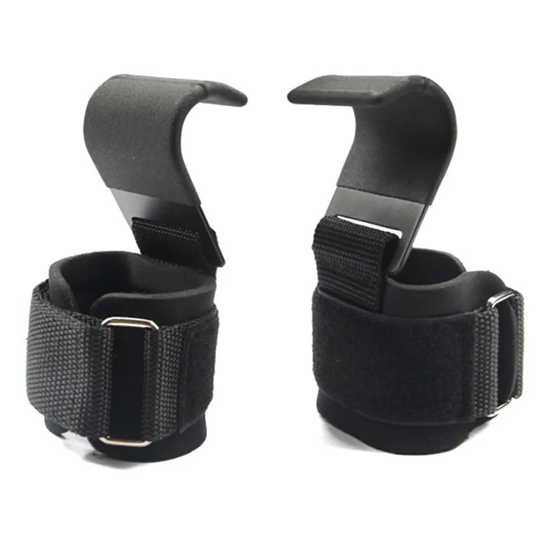 1 Pcs Weightlifting Bar Hook Heavy Duty Wrist Strap Training Pull Up Hand Grip Strapgym most grip deadlift hook grip
