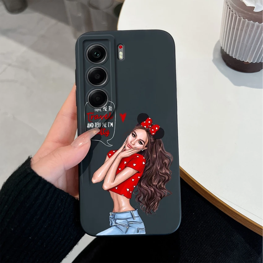 Premier Luxury Floral Patterns Liquid Silicone Scratch Resistant Phone Case