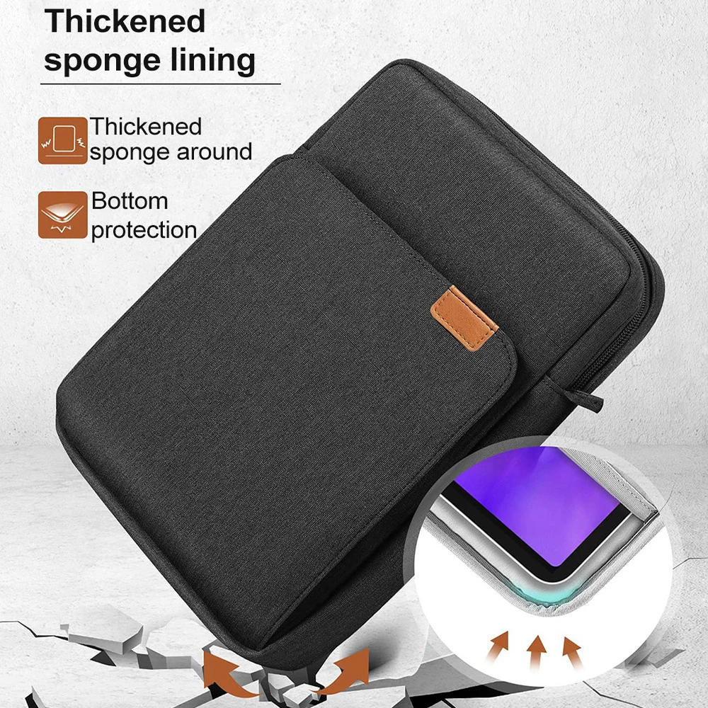 Bolsa de Ombro para Homens e Mulheres Macbook Air m1 Case Ipad Air Pro 12.9 11 10th Gen s9 Plus m2 13 2023 Novo - Imagem 2