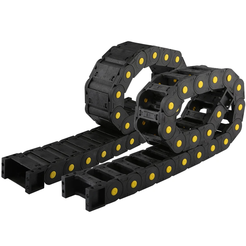 Plastic Cable Chain Cable Carrier Series 45 X 60mm 75mm 100mm 125mm 150mm 200mm L1000mm Nylon Cable Drag Chain Wire Carrier with End Connectors Towline! Plastic Cable Chain,Cable Carrier