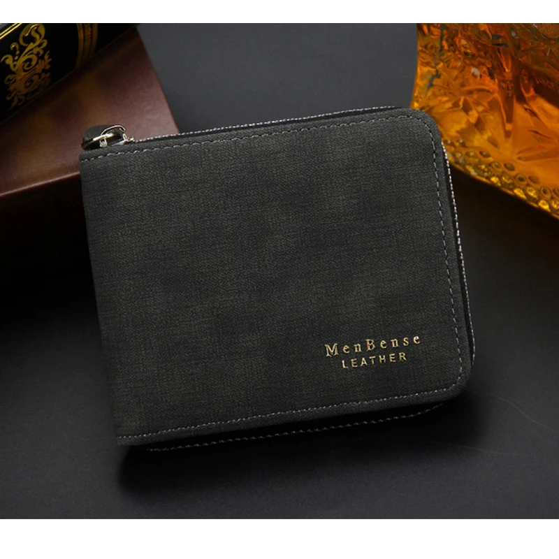 

Man purse Men Wallets Man card package multi-functional Brief paragraph fashion leisure large capacity Coin Bag Zipper Wallet