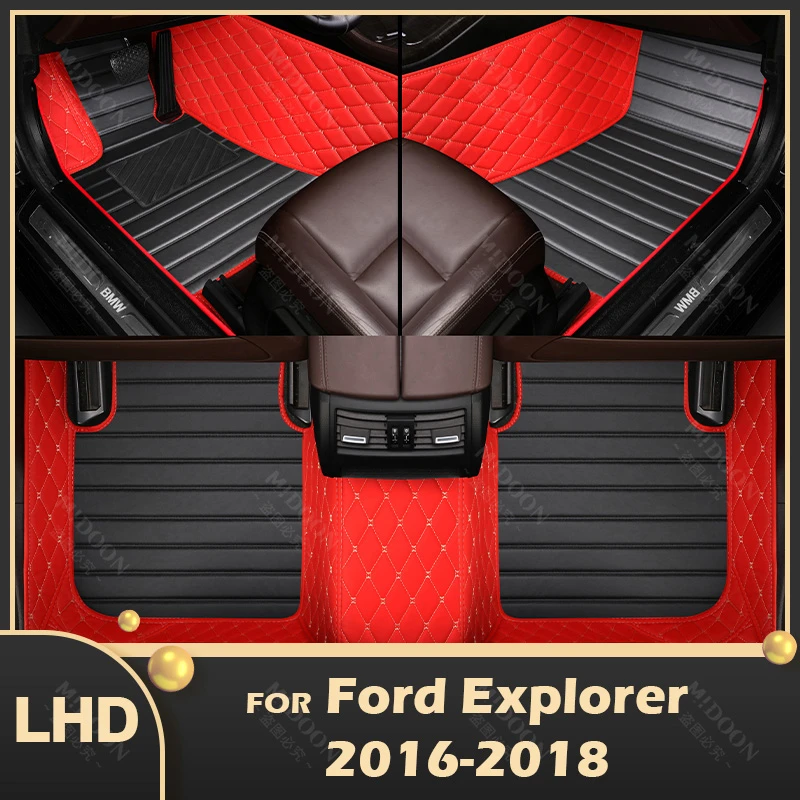 Car Floor Mats For Ford Explorer 2016 2017 2018 Custom Auto Foot Pads