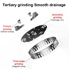 JIQI Food Waste Disposer Chopper Garbage Disposal Crusher Processor Kitchen Material Sink Stainless Steel Grinder Residue Sewer 5