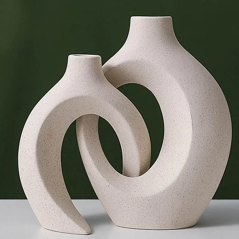 Tanio Kreatywny wazon ceramiczny do trawy Pampas, wazon sklep