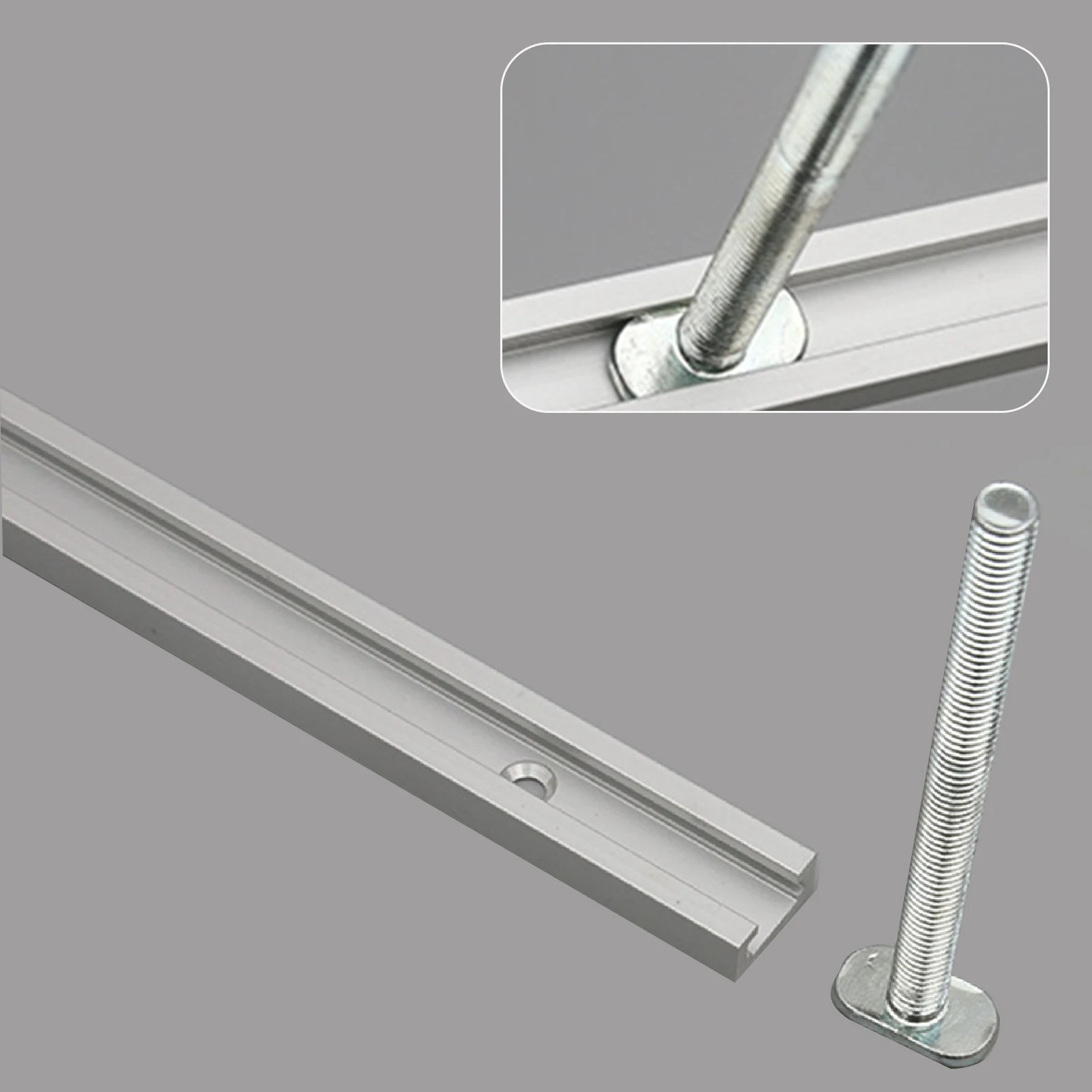 T Track Limit Chute Woodworking Tool Aluminum Alloy Guide Rail Electric Circular Saw Flip Table Saw Table Track Intersection