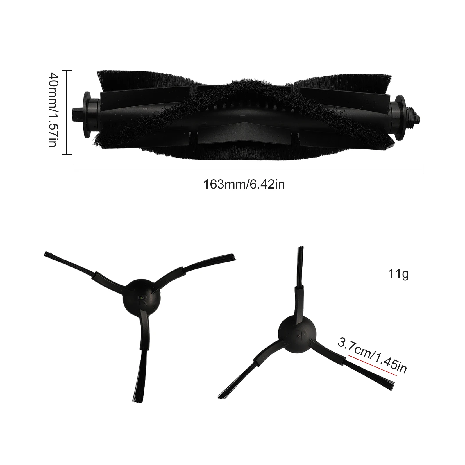

Effective Cleaning Performance with For Conga 7490 Eternal Robot Vacuum Cleaner Parts Mop Pads Filter Side Brush