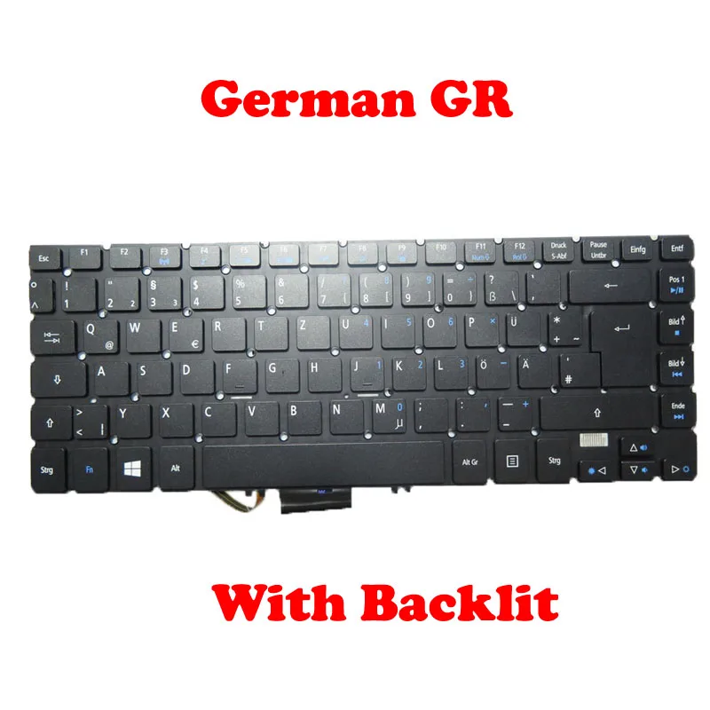 Arabia Backlit Keyboard For ACER V5-452G V5-452PG 9Z.N9SBC.10A V5-472 V5-472G V5-472PG V5-473 V5-473G V5-473PG P446-MG P645-M V